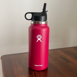 32 oz Water Bottle with Straw Lid - Wide Mouth